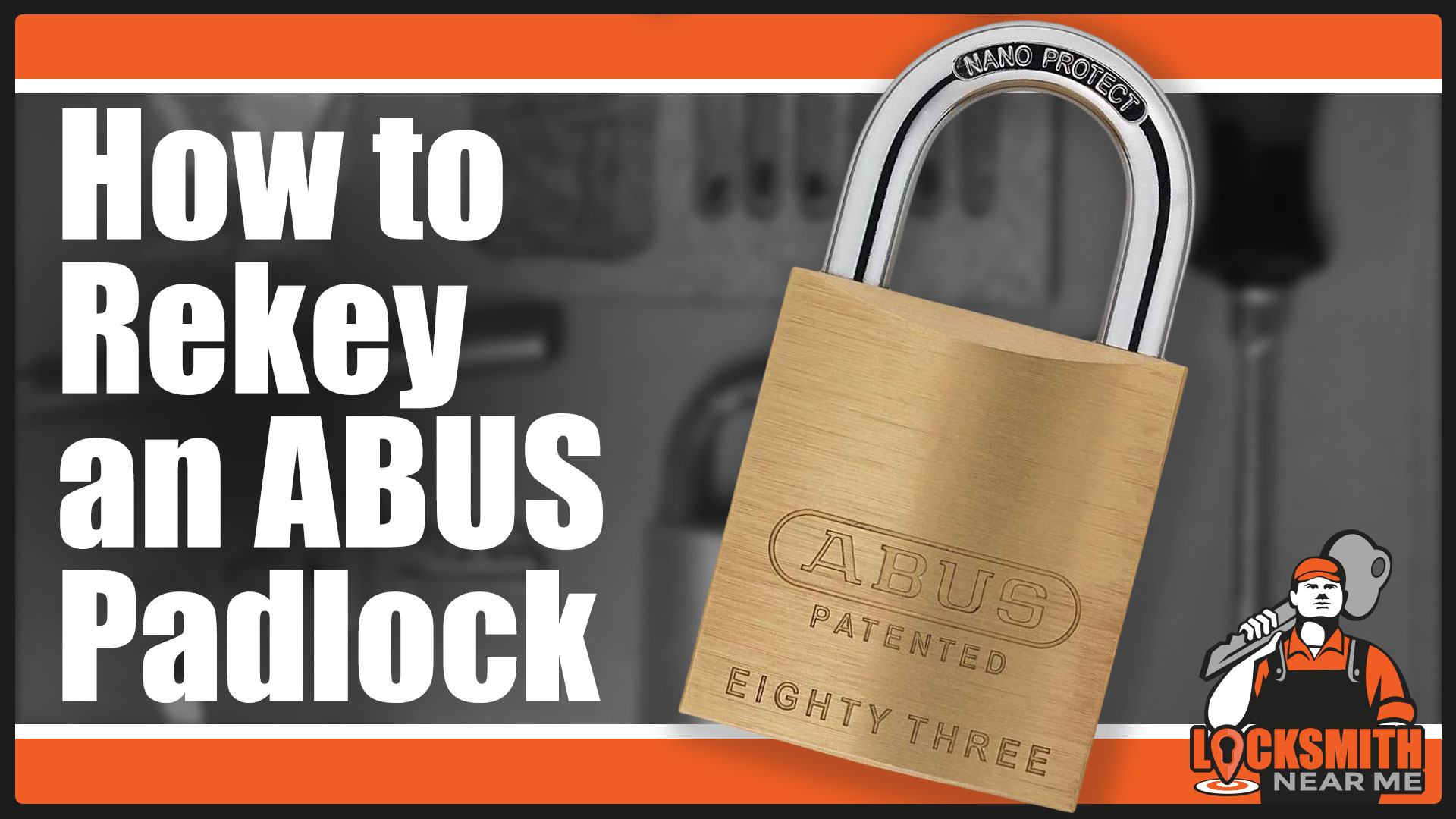 how to rekey a padlock
