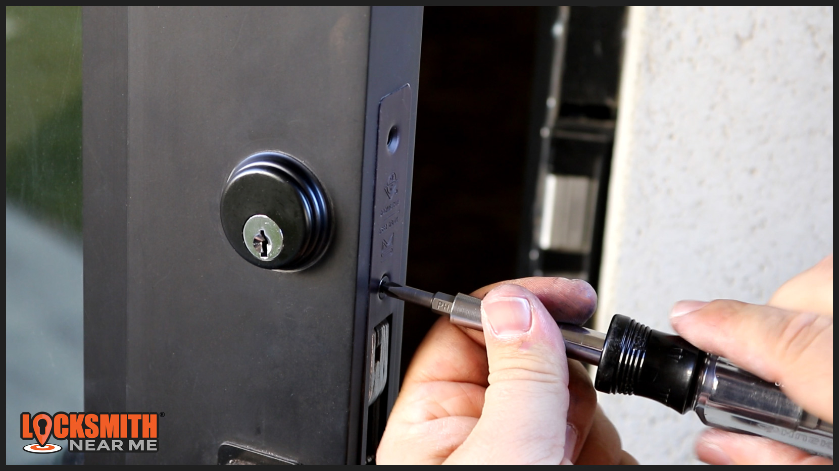 mortise door lock change
